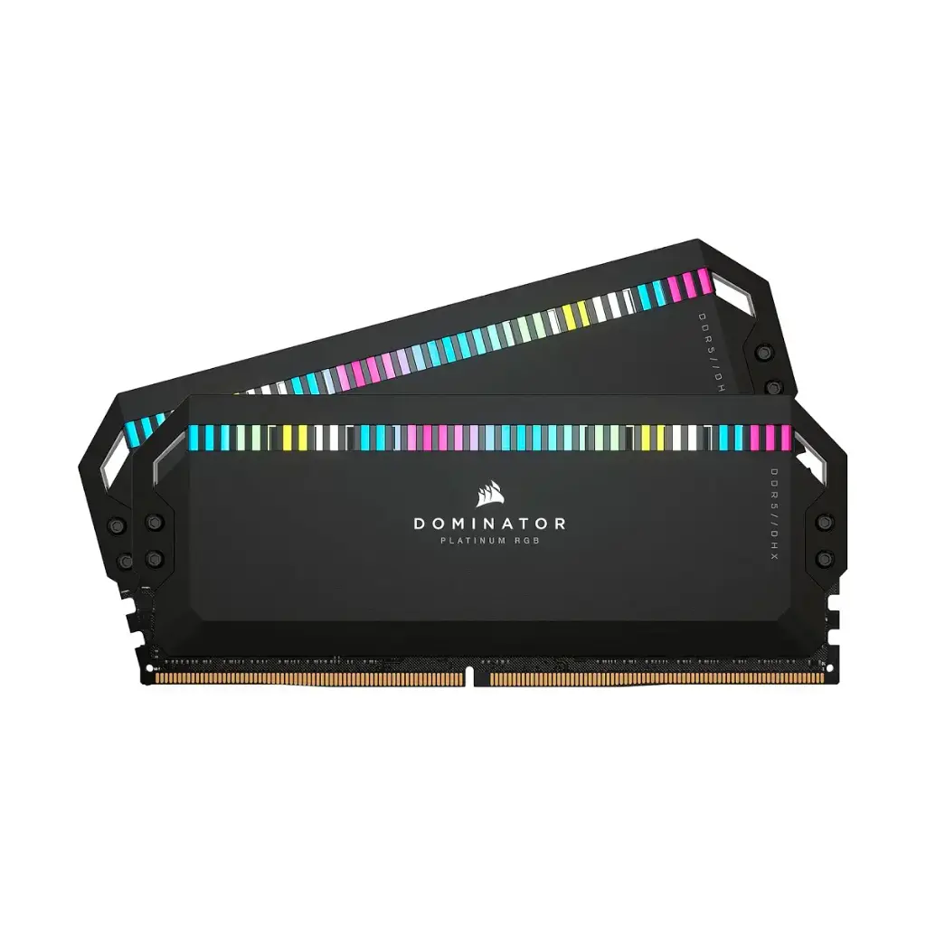 MEMORIA DIMM DDR5 CORSAIR (CMT32GX5M2X6000C36) 32GB 6000MHZ (2X16GB) DOMINATOR PLATINUM RGB,NEGRO