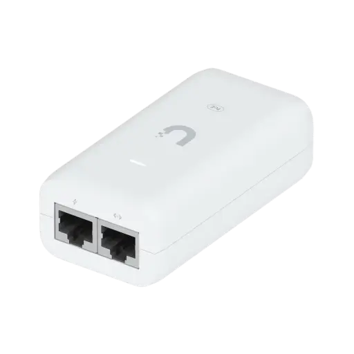 [U-POE+] Adaptador PoE+ / U-PoE+ / 48V DC @ 0.65A/ hasta 30W / Gigabit LAN / Protecciones de Sobretensión
